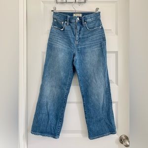 Madewell Slim Wide-Leg Crop Sz 26